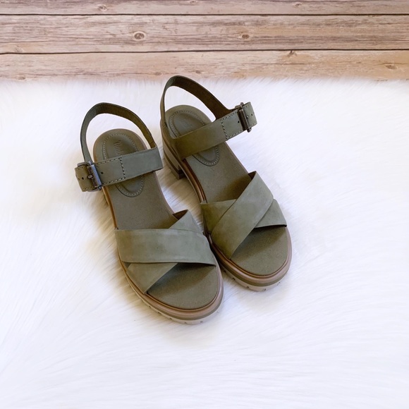 Timberland Violet Marsh X Band Olive Sandal - Picture 6 of 8